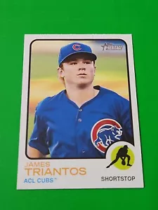 James Triantos 2022 Topps Heritage Minor League  #91 , ACL Cubs - Picture 1 of 2