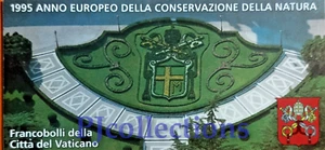 4220-VATICANO 1995 CONSERVAZIONE DELLA NATURA FULL BOOKLET 12 STAMPS MNH - Picture 1 of 5