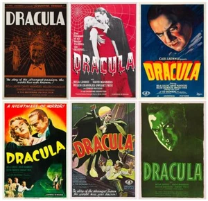 Horror Movie Posters Vintage Retro Classic Dracula Poster Prints Wall Art - Picture 1 of 11