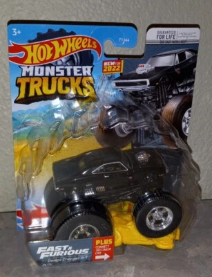 Hot Wheels Monster Trucks FAST & FURIOUS Dodge Charger R/T 29/75 Brand New 2022 - Image 1 of 4