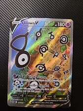 Unown V - 177/195 - Pokemon Silver Tempest Alternate Art Card NM/M