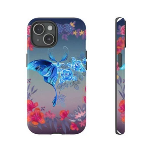 Floral Marine Life Phone Case - Tough Cases - Picture 1 of 12