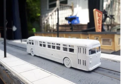 Honeybus Bus 3D print 1/87 scale kit Mack C-49-D Transit Bus (Montreal)  (HB007) - Image 1 of 2