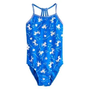 So Little Girls 1 Pc Twilight Sparkle Swimsuit NWT Size 4/5 UFP50+ Blue & Silver - Picture 1 of 2