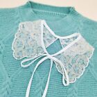 Women for Doll Floral Lace Fake Collar Shawl Small Beaded Necklace Ca