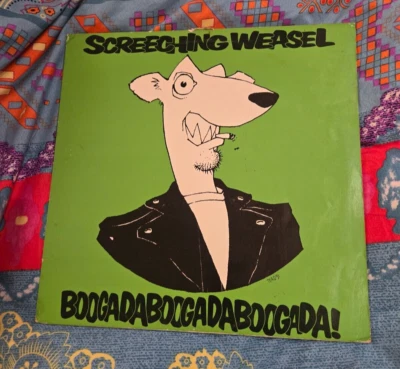 Screeching Weasel Boogadaboogadaboogada! original 1992 USA LP w/insert RARE - Image 1 of 2