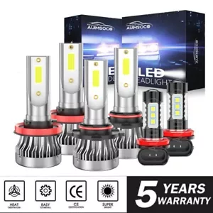 For Honda CR-V EX Sport Utility 4-Door 15-22 LED Headlight High Low Fog Bulbs 6X - Picture 1 of 20