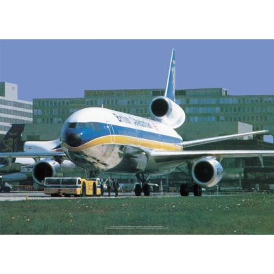 British Caledonian DC-10-30 Art Print - London Gatwick - Multi Sizes EE - Image 1 of 4