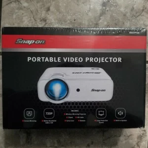 Snap on Branded Portable Video Projector And Screen - Picture 1 of 3