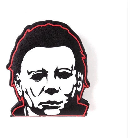 Rock Rebel Halloween Michael Myers Cabeza Doble Plegable NUEVO Foto 1 de 4