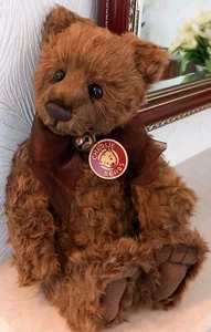 Charlie Bears BRUNO Bär - NEU mit Etikett & Tasche & Karton - Bild 1 von 7