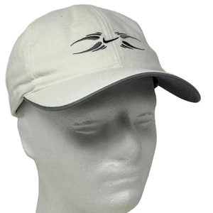 Vintage Nike Swoosh Logo Hat Cap White Y2Ks 2000s Strapback 6 Panel - Picture 1 of 11