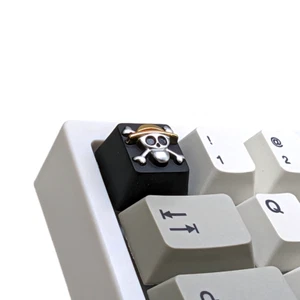 One Piece Skull Metall Tastenkappe für mechanische Tastaturen - Bild 1 von 6
