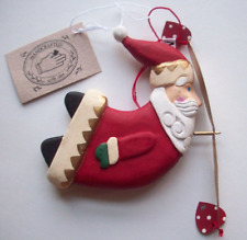 Flying Santa Claus with propeller Midwest Christmas ornament