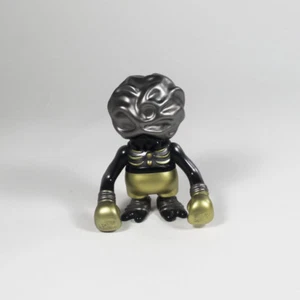 Secret Base Skull Brain Atmos Black Platinum Gold 5" Vinyl Sofubi Fight Figur - Bild 1 von 8