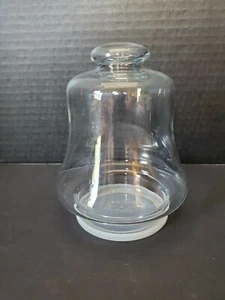 Jarro de caramelo vintage años 80 **VACÍO** en forma de campana con tapa de plástico en la parte inferior - Imagen 1 de 4