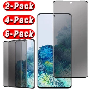 Protector de pantalla de vidrio templado de privacidad para Samsung Galaxy S20 Ultra S20 Plus/FE - Imagen 1 de 17