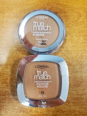 2 Pk: L'Oréal True Match Super Blendable Powder *N7 Medium Tan* (3173)-R4P1 - Image 1 of 4