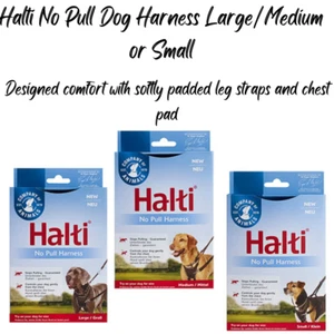 Halti No Pull Harness Large/Medium or Small Dog Size Brand New Pick Now - Picture 1 of 9