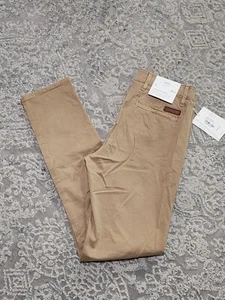 Adriano Goldschmied Jamison Skinny Chino khaki Herrenhose Größe 30 x 32 198 $ NEU - Bild 1 von 6