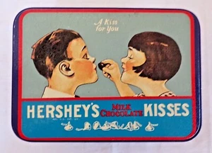 1994 Limited Edition Hershey's Kisses Milk Chocolate Advertising Collectors Tin - Picture 1 of 6