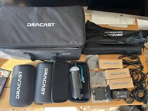 Dracast 3x BoltRay Plus LED600 Bi-Color Light Kit, Stands, Bags, Accessories - Picture 1 of 5