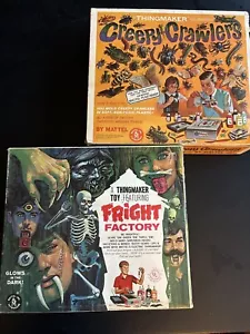 Vintage 1964 Mattel Creepy Crawlers And Fright Factory Sets Molds Accessories - Picture 1 of 19