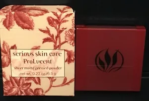SERIOUS SKIN CARE ProLucent Sheer Matte Pressed Powder FULL SIZE Sealed NIB - Picture 1 of 2