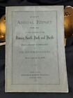 DENVER SOUTH PARK &amp; PACIFIC RAILROAD 1st Report COLORADO TERRITORIAL Map 1875