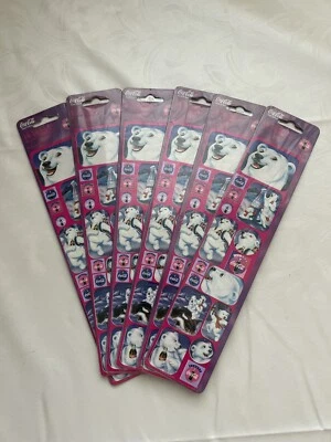 Vintage Coca-Cola Trading Stickers w/ Polar Bear - Lot of 6 - Image 1 of 3