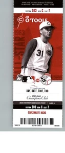 Cincinnati Reds Full Ticket - Jim Otoole - Picture 1 of 2
