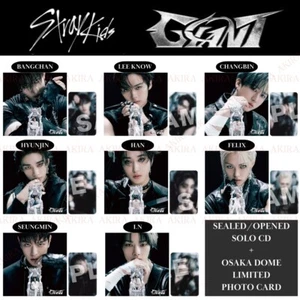 PSL STRAY KIDS GIGANTE SIGILLATO/APERTO SOLO CD + OSAKA DOME LIMITED PHOTO CARD SET - Foto 1 di 17