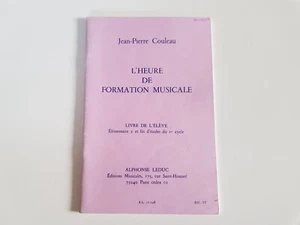 ♫ Livre L'heure de formation musicale - Elémentaire 2 - Jean-Pierre Couleau ♫ - Picture 1 of 2