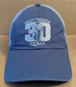 QDMA 30th Anniversary Slate Blue Mesh Baseball Hat Cap Hook&Loop Adjustable 2018 - Picture 1 of 9