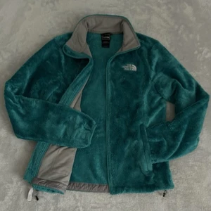 The North Face Osito Fleecejacke Damen S türkis Full Zip Plüsch gesticktes Logo - Bild 1 von 17