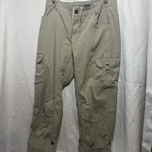 Kuhl Roll Up Pant Regular 10 Sage Roll Tab Hem Hiking - Picture 1 of 6