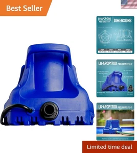 Swimming Pool Cover Pump, 1745 GPH, Dark Blue - Picture 1 of 12