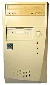 IBM Cyrix 6x86MX PR266 Socket 7 PC • No HDD • Powers On • Vintage Restoration Pr - Photo 1/15