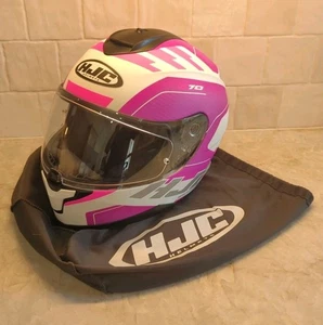 HJC C70 Helmet Koro Pink Adult Medium Full Face Motorcycle Motorbike Street Bike - Picture 1 of 7