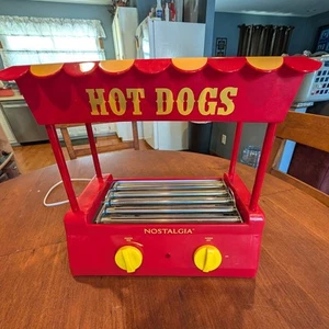 Hot Dog Roller Bun Warmer Machine Nostalgia Adjustable Heat Cooker Grill Retro - Picture 1 of 2