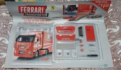 PRIMA USCITA FASCICOLO COMPONENTI FERRARI TRANSPORTER CENTAURIA SCALA 1:18 F1  - Immagine 1 di 4