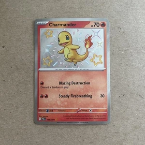 2024 Pokemon Paldean Fates Charmander Holo Card 109/091 - Bild 1 von 2