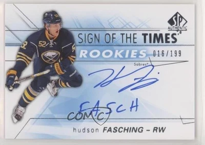 2016-17 SP Authentic Inscription /25 Hudson Fasching #SOTR-HF Auto RC - Image 1 of 2