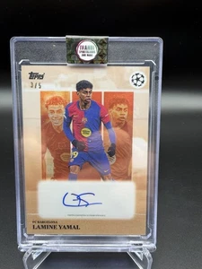 2024-25 Topps Simplicidad UCC Lamine Yamal Megaestrellas Auto /5 Barcelona - Bild 1 von 2