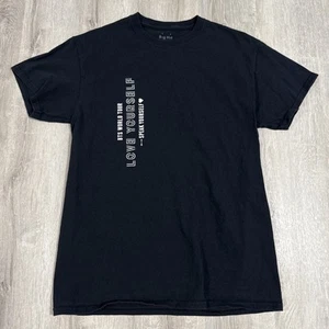 Camisa BTS Love Yourself Speak Yourself Tour Hombre’s Top Negro Talla Mediana - Imagen 1 de 5