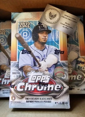 2022 Topps Chrome Hobby Lite Sonic Box - Look for Raleigh RCs, Witt, JRod SP RCs - Image 1 of 4