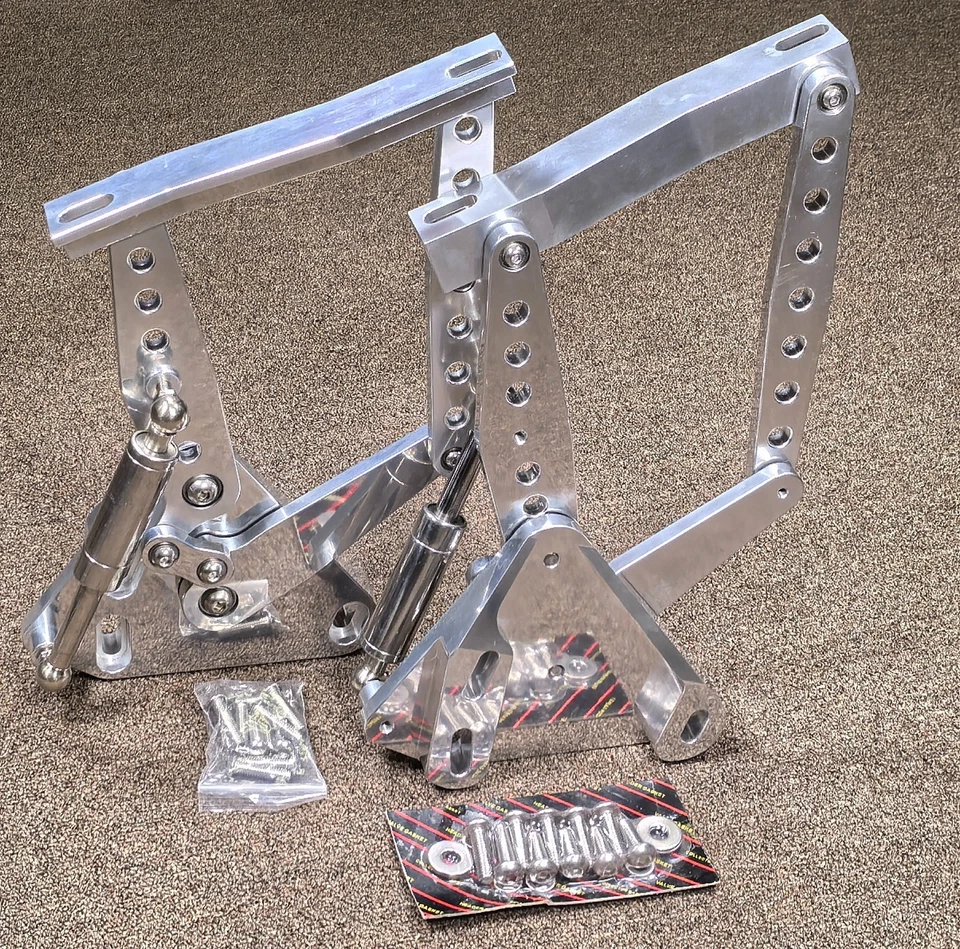 1967-72 GM Truck Hood Hinge Pair Billet Aluminum Chevrolet - Image 1 of 1