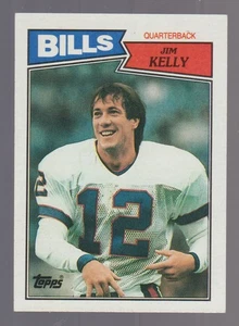 Jim Kelly Bills 1987 Topps RC #362 ONLY NFL ROOKIE CARD NM-MT See Scans HOF - Bild 1 von 2