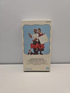 Popeye (VHS, 1980) Tested Excellent Copy still in plastic wrap Top Copy - Foto 1 di 7