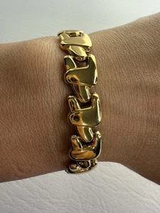 Milor Gold Over 925 Sterling Silver Bracelet 7” - Bild 1 von 9
